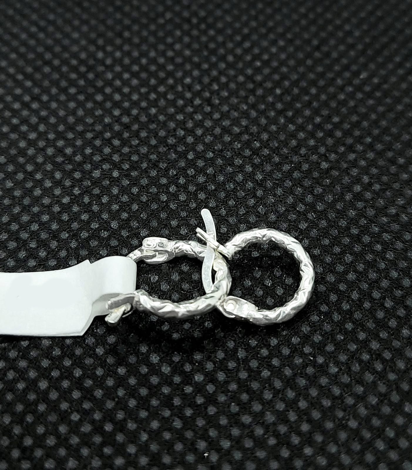 Silver Baby Hoop